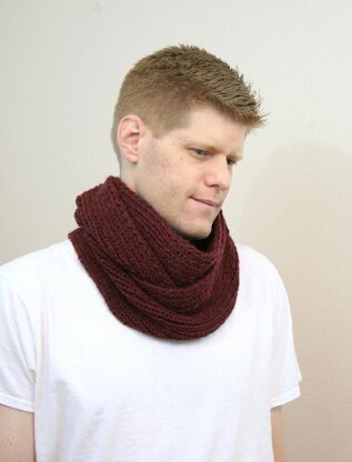 A16 Mens Ribbed Scarf