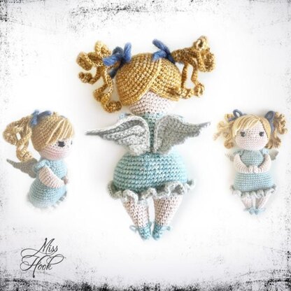 Little Miss Hope, amigurumi doll crochet pattern
