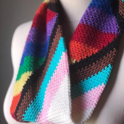 Pride & Progress Cowl (crochet)