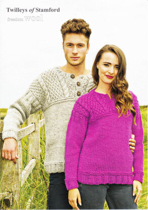 Guernsey Style Sweater in Twilleys Freedom Wool