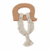Trimits Macrame Wooden Craft Shapes for Hanging Decorations and Baby Accessories - Elephant screen reader support enabled.