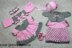 Crochet Pattern baby set UK & USA Terms  #25