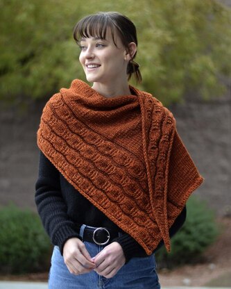 Honey Rye Shawl