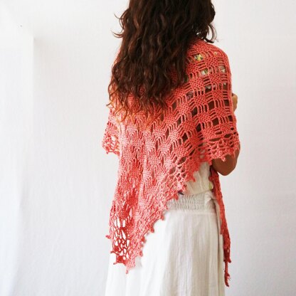 Bougainvillea Shawl