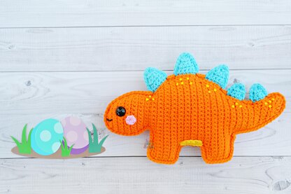 Stegosaurus Dinosaur Kawaii Cuddler ®