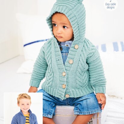 Jackets in Stylecraft Bambino DK - 9605 - Downloadable PDF\n\n - knitting pattern