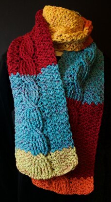 Cozy Cabled Scarf