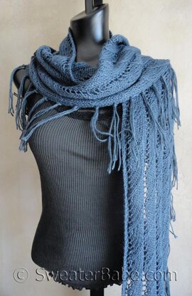 #123 Sophisticated Boho Lace Eternity Scarf