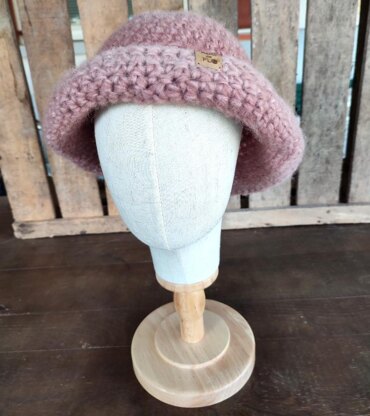 Chapeau d'hiver givré