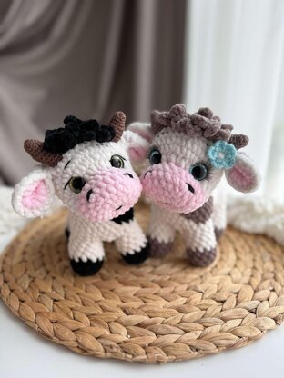 Plush cow toy