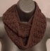 Cowl Infinity Scarf with Zig Zag Pattern