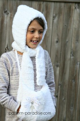 Fluffy Hat and Hand Muff 12-067