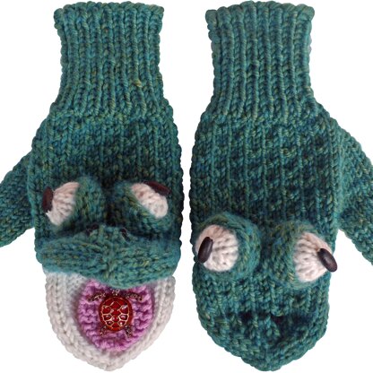 Frog Mittens & Hand Puppert