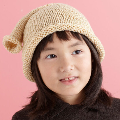 Shooting Star Hat in Lion Brand Vanna's Glamour - L10596