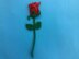 Rosebud Applique or Bookmark