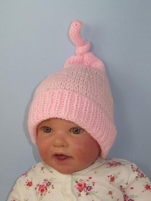 Baby Topknot Pixie Hat