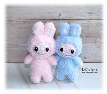 Smiling Bunny / Labubu Crochet Pattern