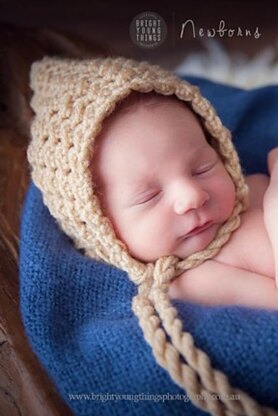 Unisex Textured Pixie Bonnet