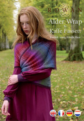 Alder Wrap in Rowan Kidsilk Haze