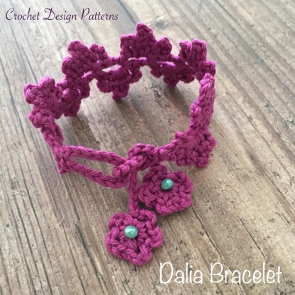 Dalia Crochet Bracelet Pattern