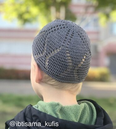 African crochet skull cap for men