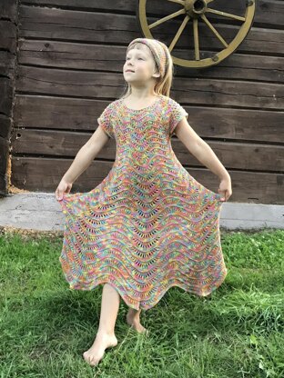 Rainbow Dress For Little Miss