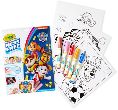 Crayola Color Wonder Coloring Pad & Markers - Paw Patrol
