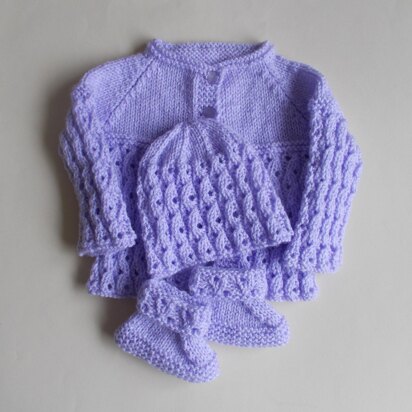 Lilac Blossom Baby Set