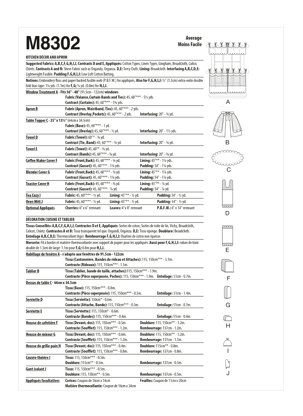 McCall's Pattern M8302 Kitchen Décor & Apron – Lincraft New Zealand