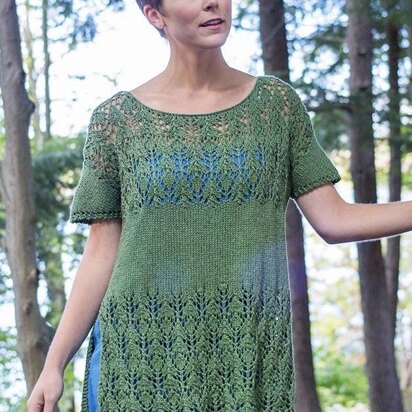 Desertbloom Tunic Top in Berroco Maya