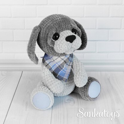 Plush Dog Crochet pattern by Sankatoys