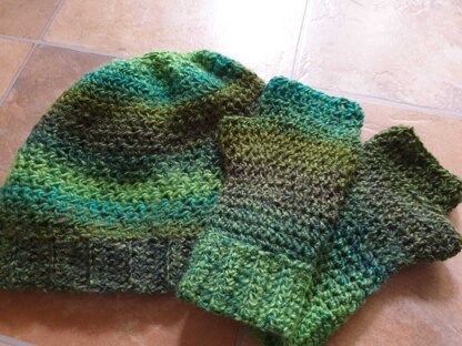 Beanie and Fingerless set 1