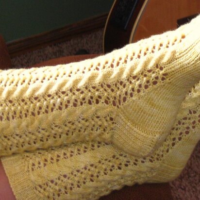 Spring Haze Socks - knitting pattern