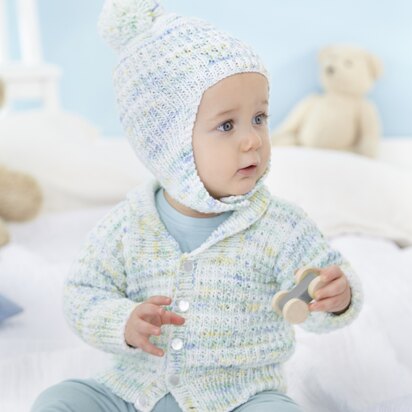 Dungarees, Jacket and Hat in King Cole Little Treasures DK - 5855 - Downloadable PDF