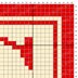 Initial Letter C Pillow Mini C2C Crochet Pattern Bordered Cushion ABC Name Bolster