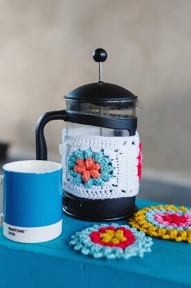 Cafetiere Cosy and Coasters