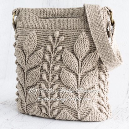 Spica Embossed Crochet Bag