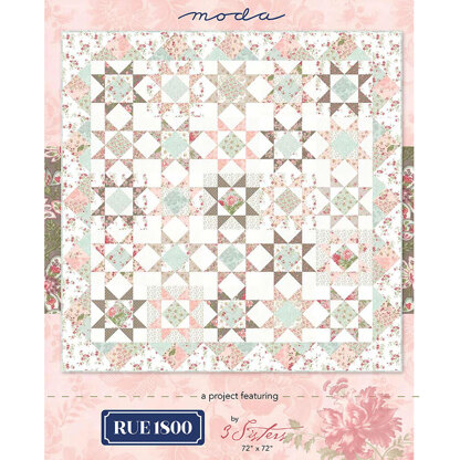 Moda Fabrics Rue 1800 Quilt - Downloadable PDF