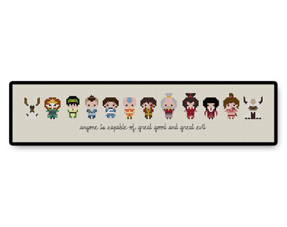Avatar Bite Size - PDF Cross Stitch Pattern