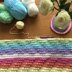 Sliding Rainbows Blanket - UK crochet terms