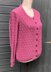 Textured Cardigan with Eyelet Patterning