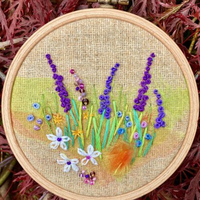 Rowandean Purple Loosestrife Embroidery Kit