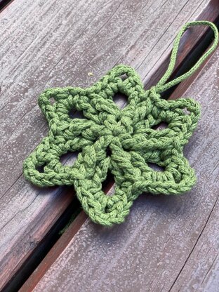 Little Star 6 Point Ornament