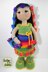 Crochet Doll Pattern, Amigurumi doll pattern, XLarge doll, 24"/61cm, Elena