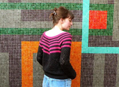 Spider Stripes Sweater