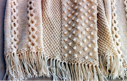 Easy Aran Afghan