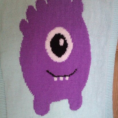 Monster Baby Blanket - knitting pattern