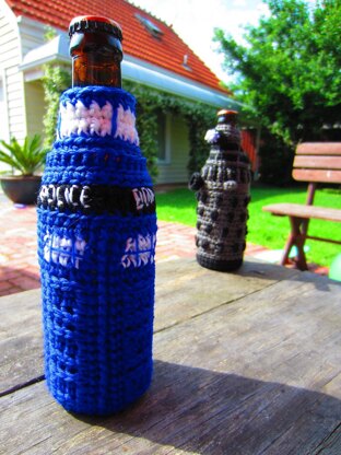 Dr. Who TARDIS Bottle Cozy