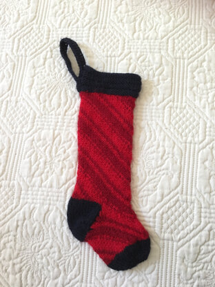 Candy Cane Christmas Stocking