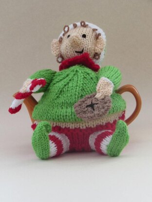 Stuffed Christmas Elf Tea Cosy